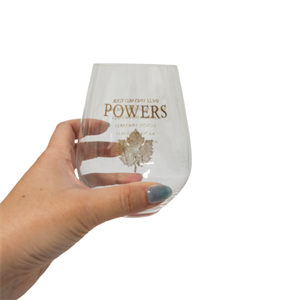 Picture of Powers Logo Stemless Glass